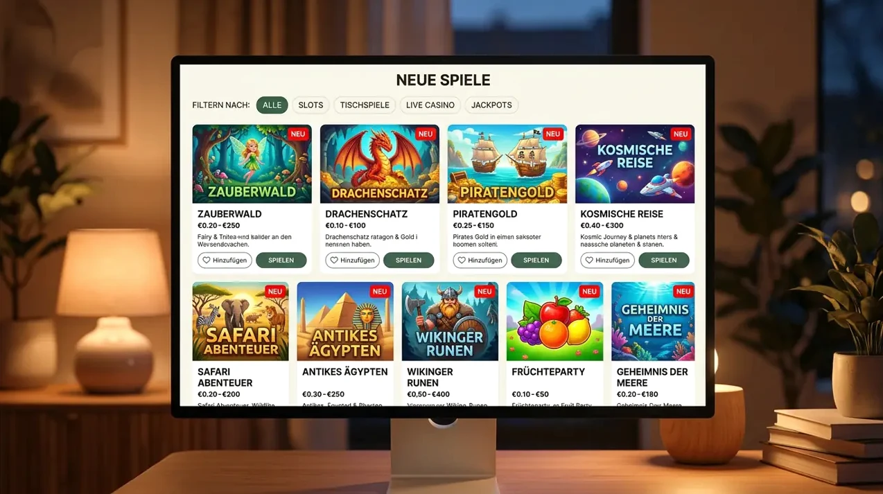 Neuheiten & Instant-Spiele bei Fresh